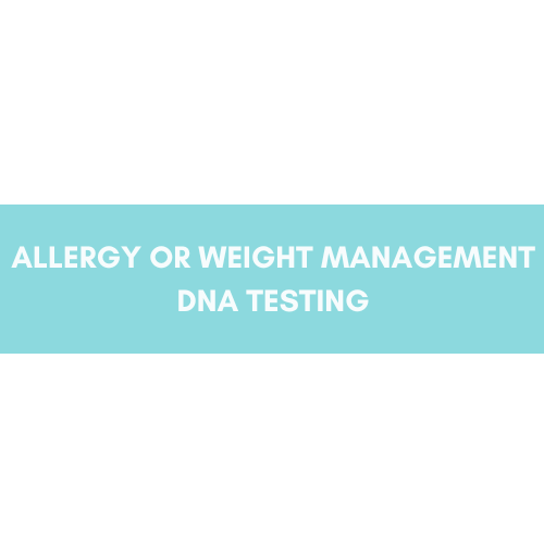 We offer Allergy analyzing food and pet sensitivity through DNA Testing. Additionally, we offer Skin Care and Weight Mangement Analysis.